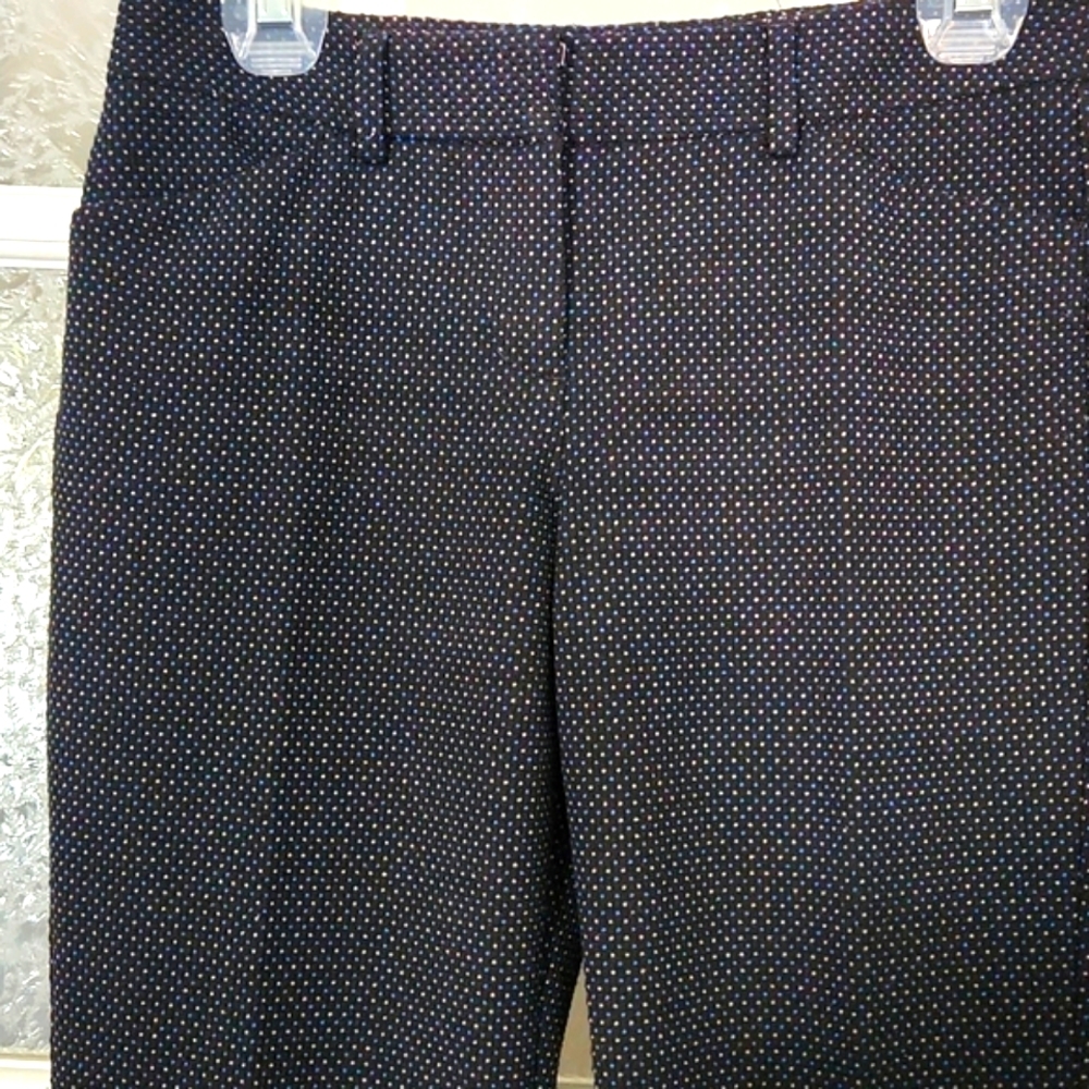 Navy Blue Cropped Pants